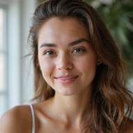 Mujer joven con piel radiante y expresión serena, simbolizando una mejor digestión y bienestar.